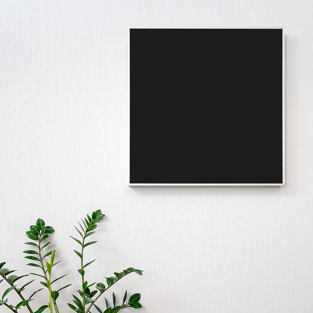 Artikelbild QP Schallabsorber Wand Akustikpaneele bluefiber tec based B1 2500g/m² schwarz 620x625x50mm