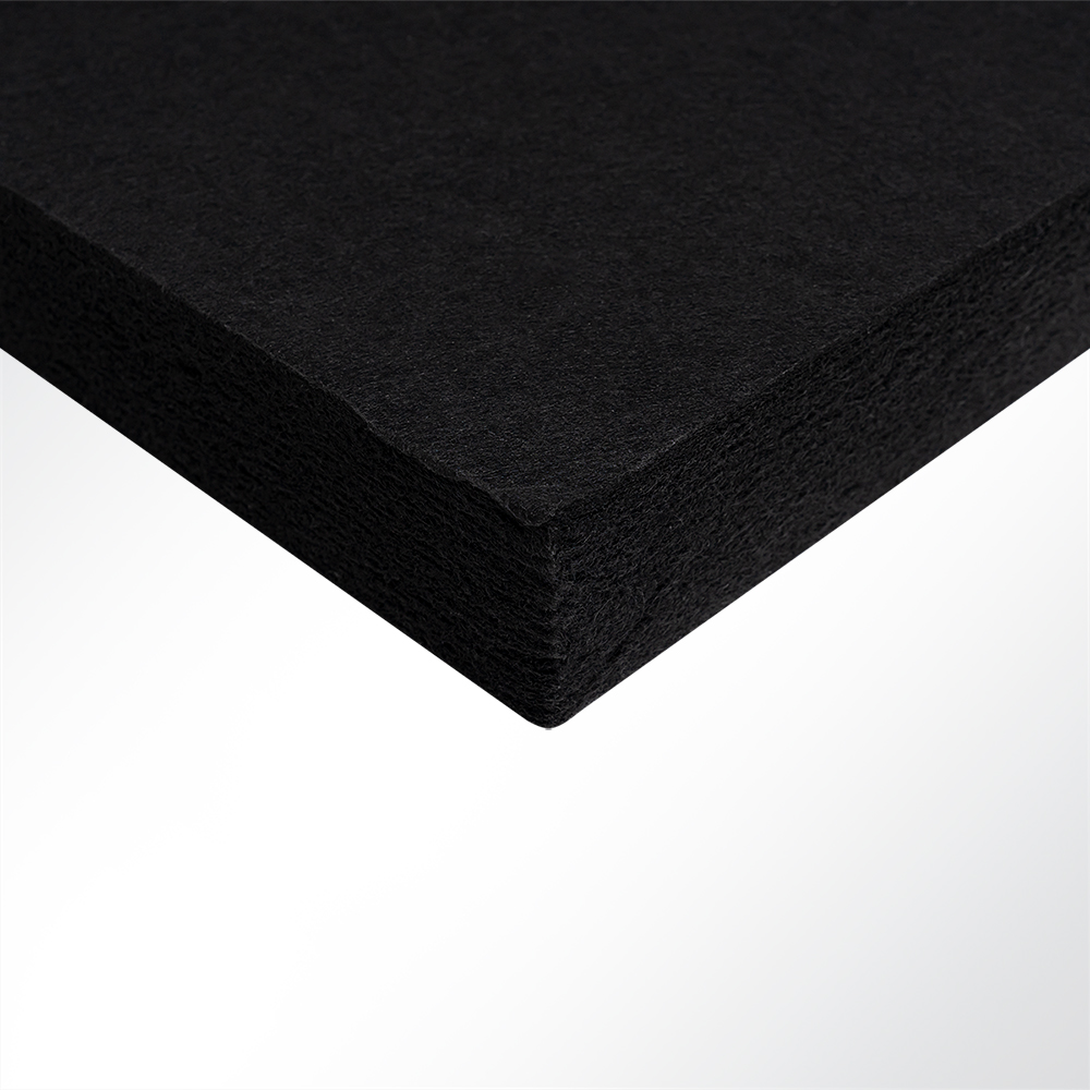 Artikelbild QP Akustikpaneele Schallabsorber Deckensegel bluefiber tec based B1 2500g/m² schwarz 620x625x50mm