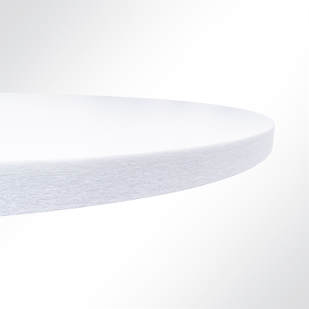 Artikelbild QP Schallabsorber-Kreis rund aus 100% recyclebarem PET in weiß D: 600mm