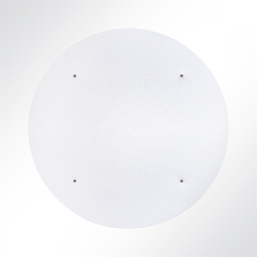 Artikelbild QP Schallabsorber-Kreis rund aus 100% recyclebarem PET in weiß D: 600mm