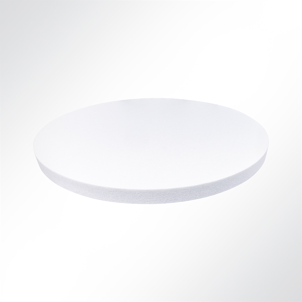 Artikelbild QP Schallabsorber-Kreis rund aus 100% recyclebarem PET in weiß D: 600mm