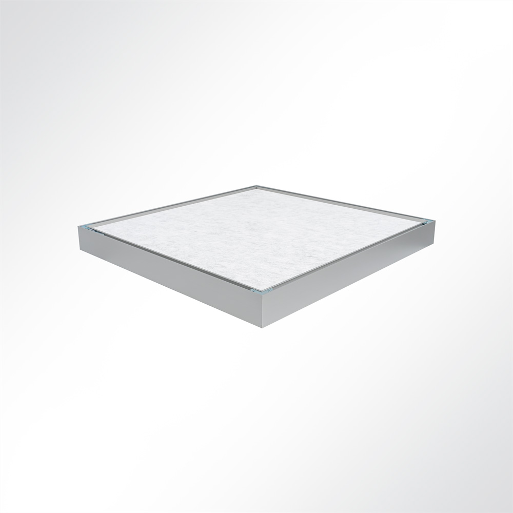 Artikelbild QP Schallabsorber Wand Akustikpaneele bluefiber tec based B1 2500g/m² hellgrau marmor 620x625x50mm