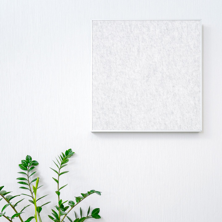 Artikelbild QP Schallabsorber Wand Akustikpaneele bluefiber tec based B1 2500g/m² hellgrau marmor 620x625x50mm