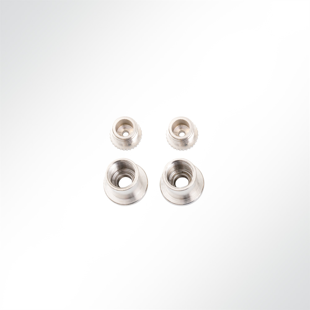 Artikelbild Abhängeset 2-fach für Akustikelemente mit Nutenstein M5 Drahtseil Ø1,5mm 1,5m