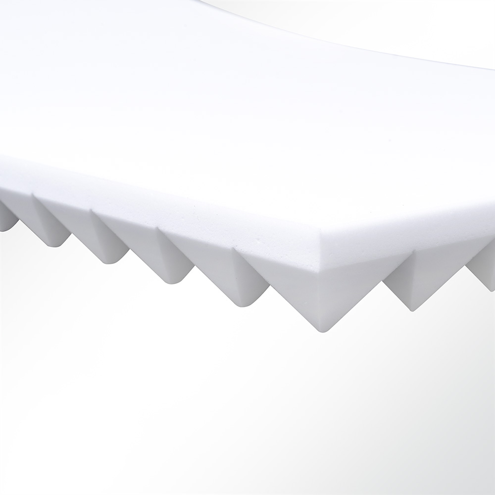 Artikelbild Basotect® Pyramidenschaum Noppenschaum weiß 1000x500x30mm Schallabsorber Schallschutz Schalldämmung für Wand und Decke