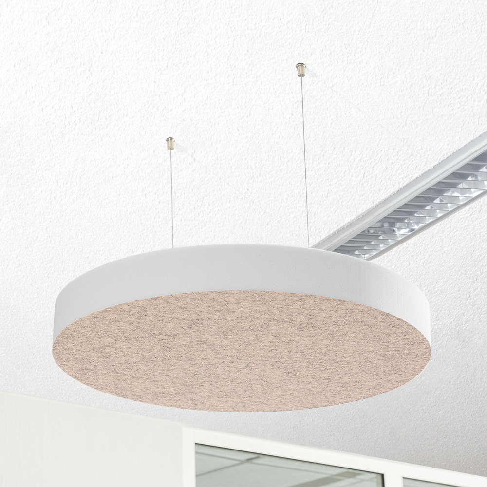 Artikelbild QP Schallabsorber Basotect® Kreis 600mm Camira Blazer St Andrews mit Abhängeset