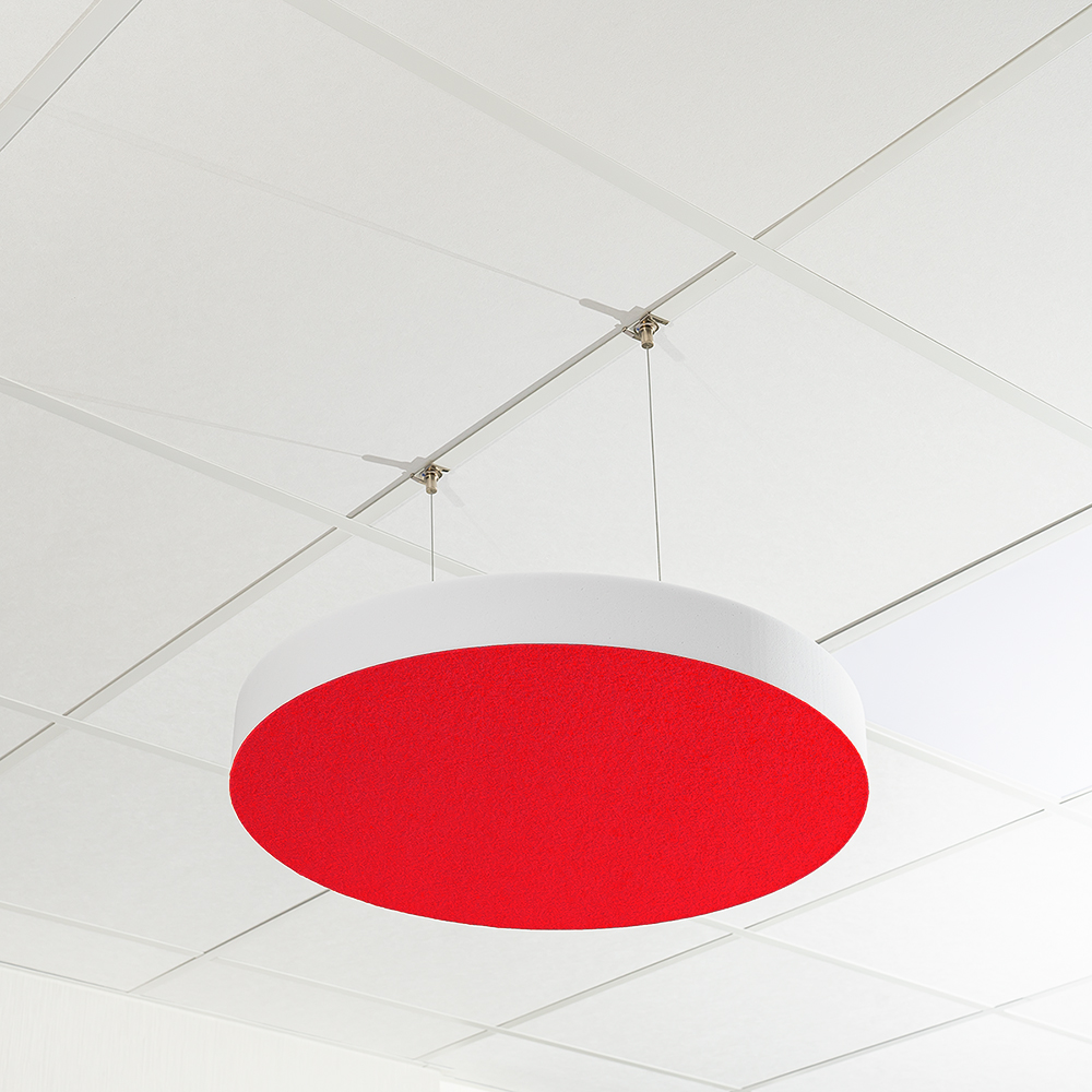 Artikelbild QP Schallabsorber Basotect® Kreis 600mm Camira Blazer Oriel mit Abhängeset