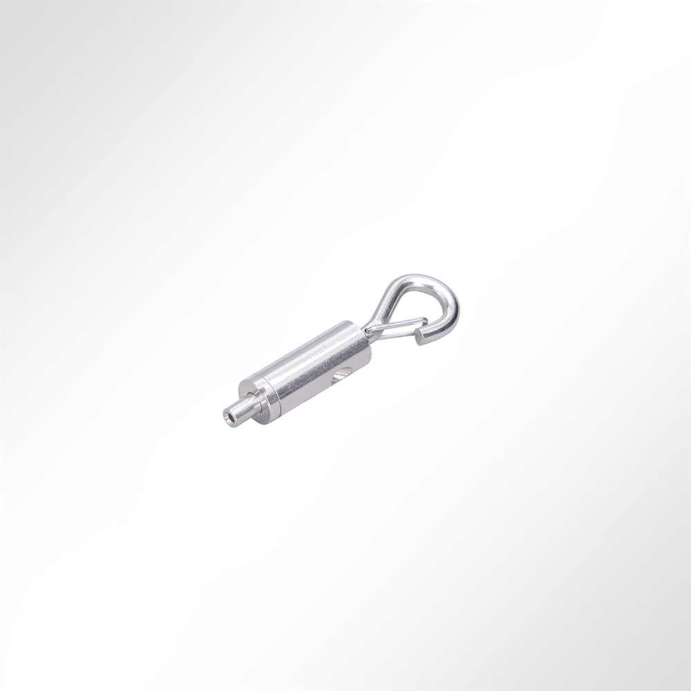 Artikelbild QP Abhängeset 2-fach für Akustikabsorber mit Nutenstein M5 Drahtseil Ø1mm 2m