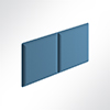 Vorschau QP Square Akustikpaneele Akustikplatten Schallabsorber 59x118cm Maigrün 0426 VE 2 Stück Hellblau 0379
