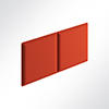 Vorschau QP Square Akustikpaneele Akustikplatten Schallabsorber 59x118cm Maigrün 0426 VE 2 Stück Orange 0120