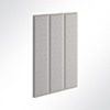 Vorschau QP Flat Triple Akustikpaneele Akustikplatten Schallabsorber 60x120cm Blau 0331 Hellgrau 0643