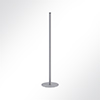 Vorschau QP Akustikpaneele Pole-Mode Stange Ø4cm Höhe 140cm Fuß Ø34cm Grau 7035 Grau 7035
