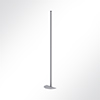 Vorschau QP Akustikpaneele Pole-Mode Stange Ø4cm Höhe 180cm 1/2 Fuß Ø34cm Grau 7035 Grau 7035