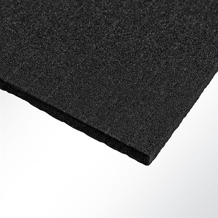 Plastazote® LD29 PE-Rasterschaumstoff 500x330mm schwarz
