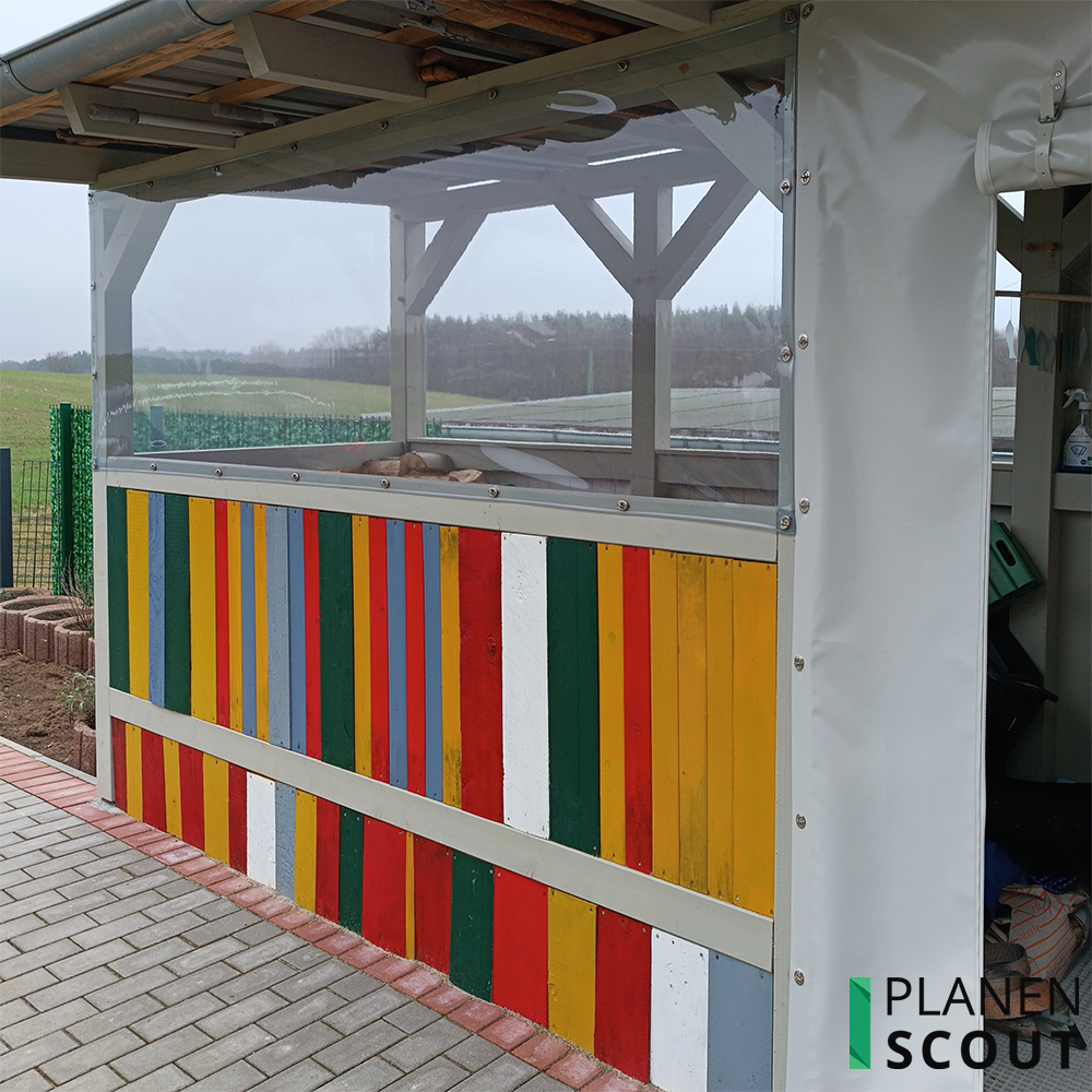 Artikelbild Fensterfolie Klarsichtfolie extra Breite 180cm Stärke 0,50mm für Zelte