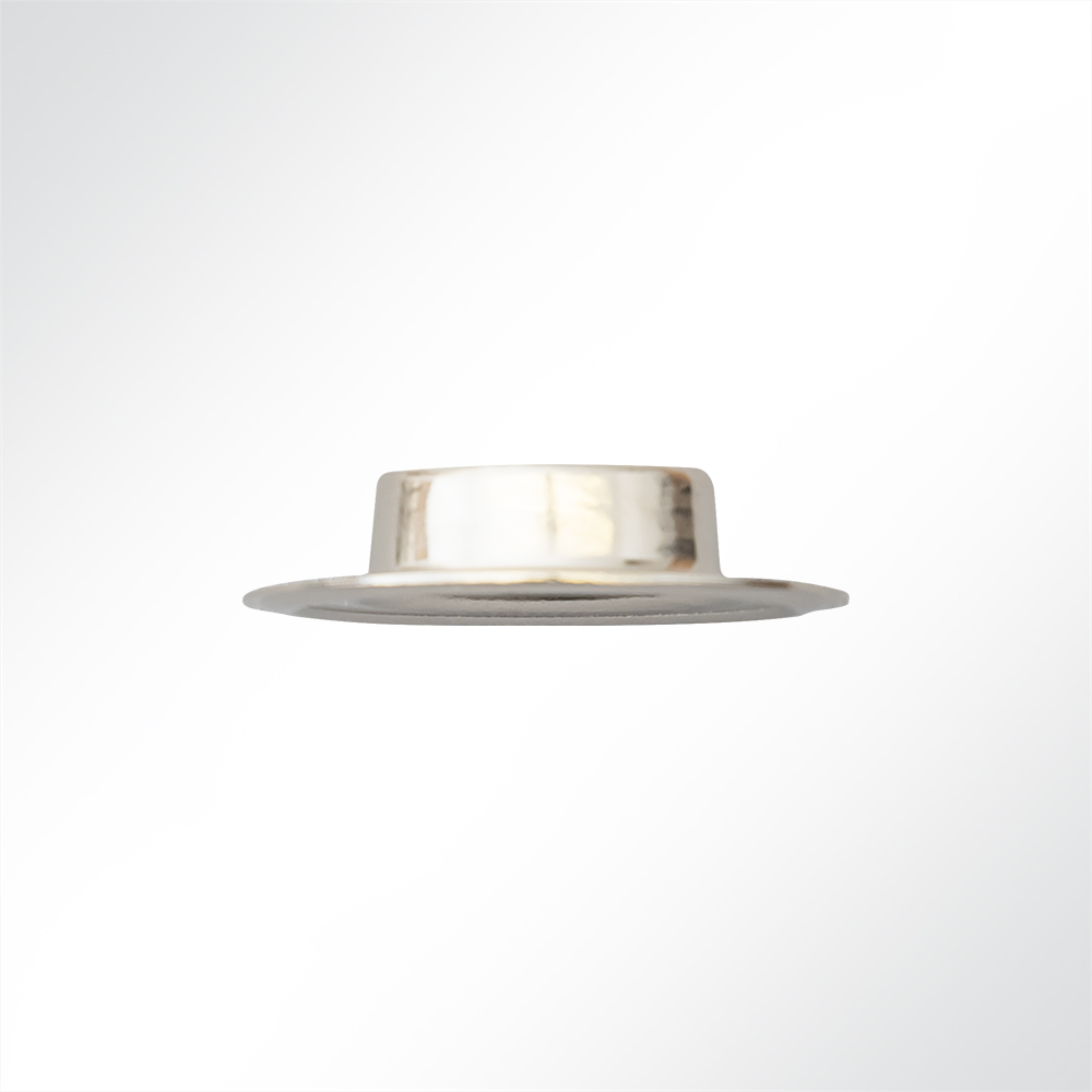 Artikelbild Drehverschluss Messing vernickelt mit Gegenplatte und Ovalöse 32x13x7,5mm