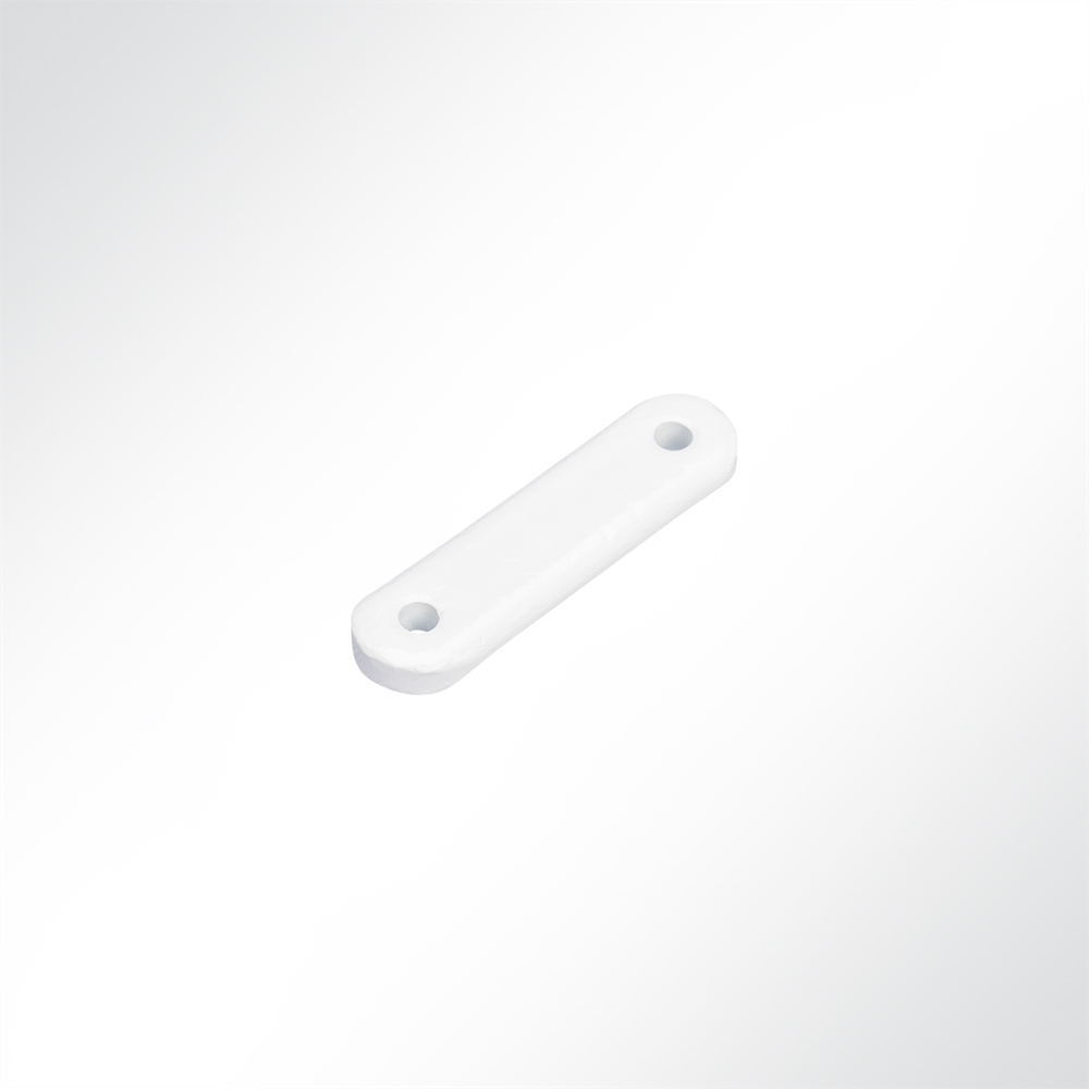 Artikelbild Bleistäbchen Gardinen-Ecken lackiert weiß 13g/Stück VE 1 Stück