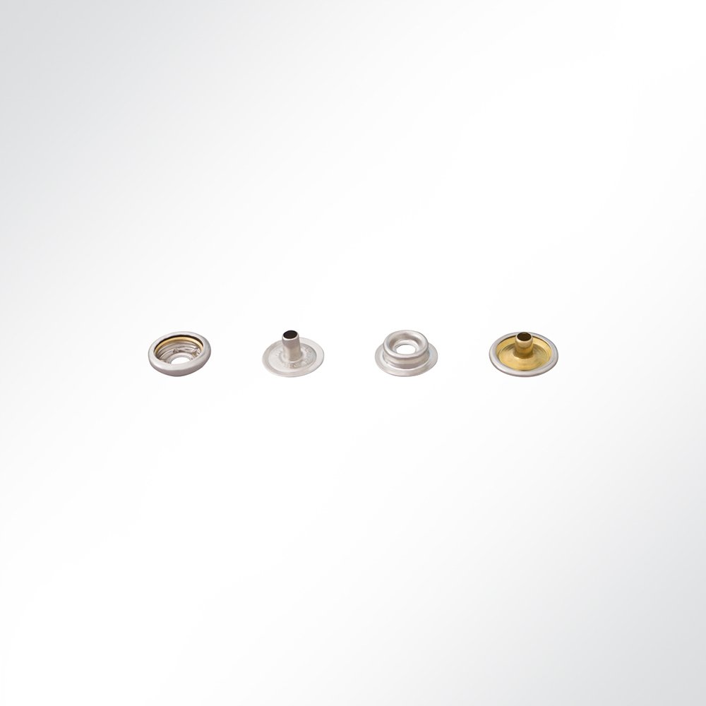 Artikelbild Druckknöpfe 17mm Edelstahl rostfrei