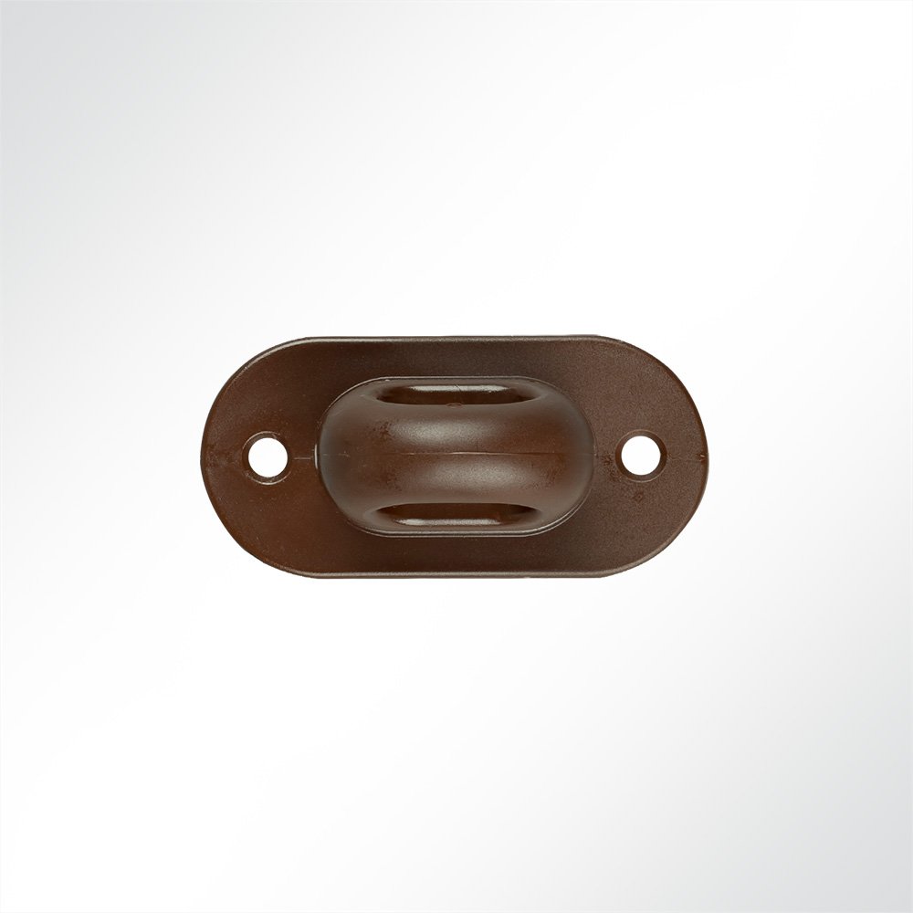 Artikelbild Drehverschluß Nylon 70x34x13mm braun RAL 8011