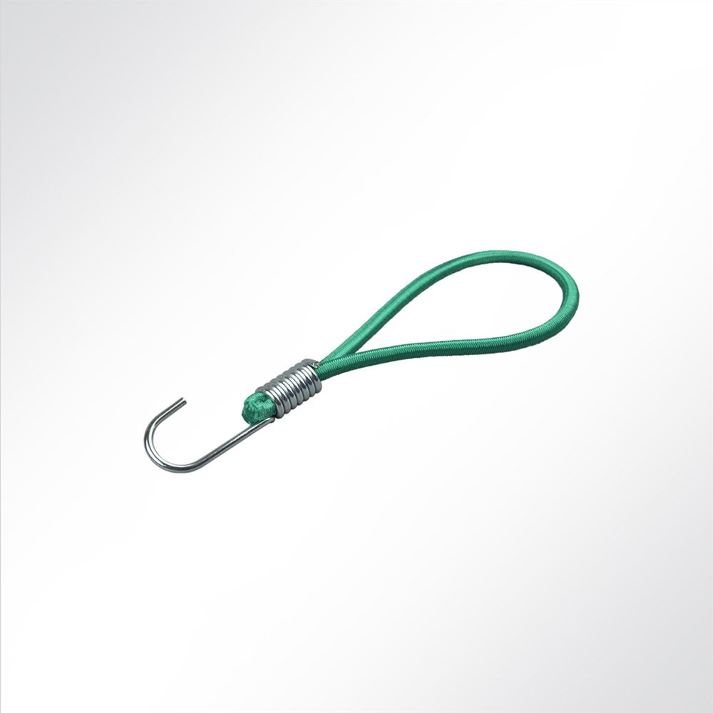Artikelbild Expanderschlingen Planenspanner mit Spiralhaken 20cm grün