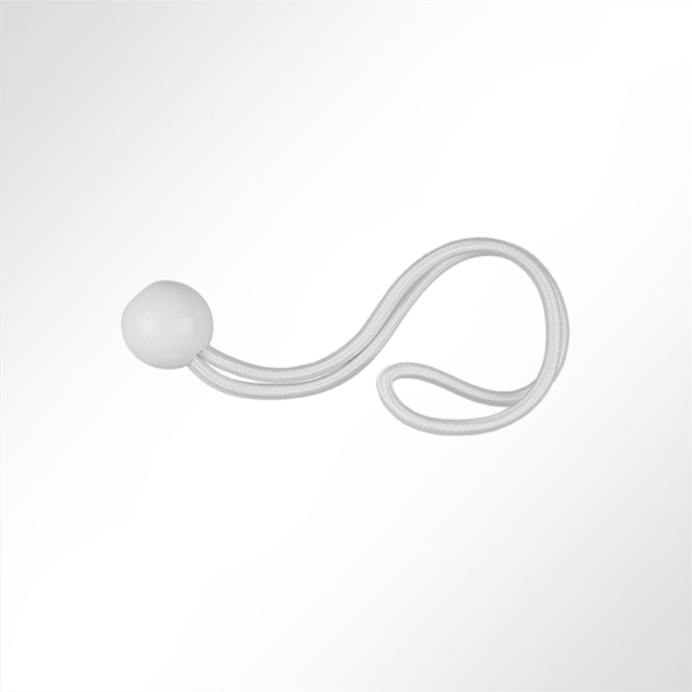 Artikelbild Expanderschlingen weiß 25cm mit weißer Kugel