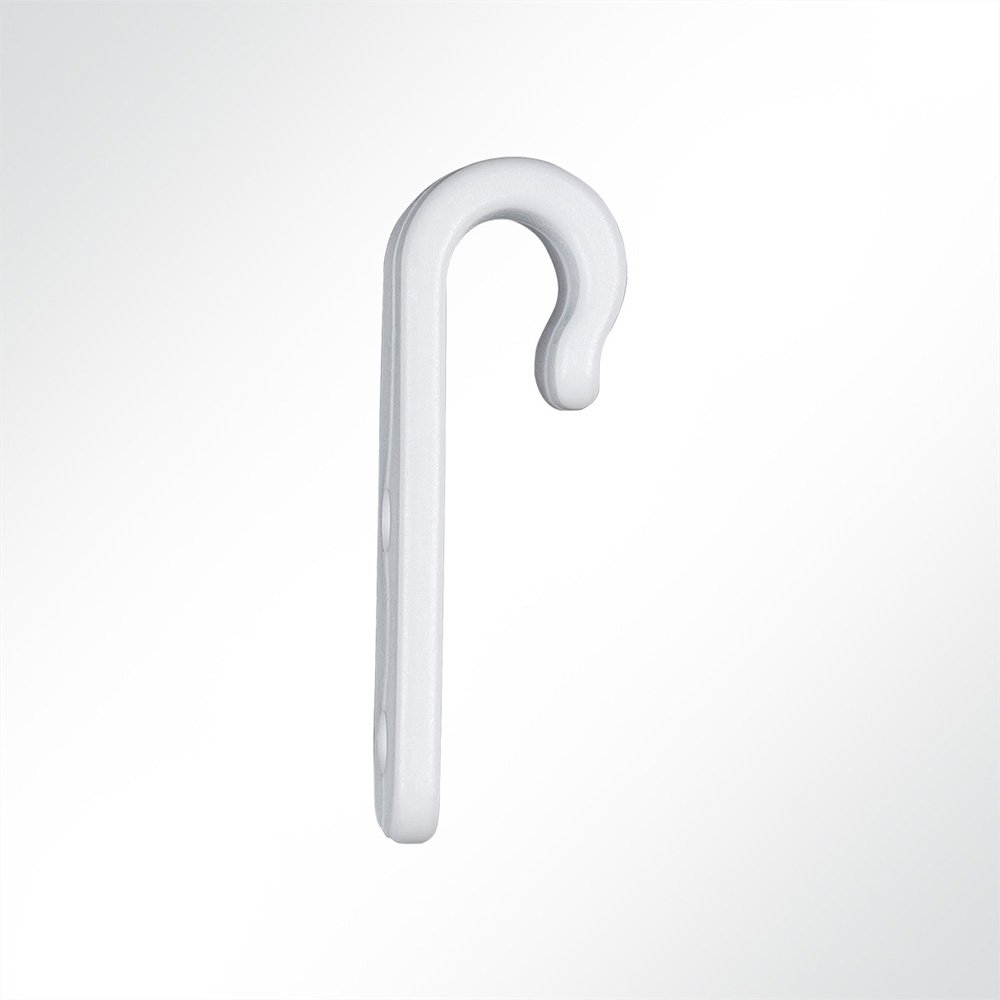 Artikelbild Planenhaken Kunststoff offen weiß 60x19,5