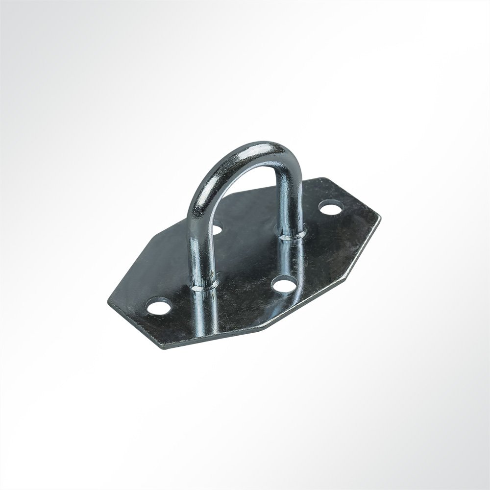 Artikelbild Bügelkrampe mit achteckiger Platte