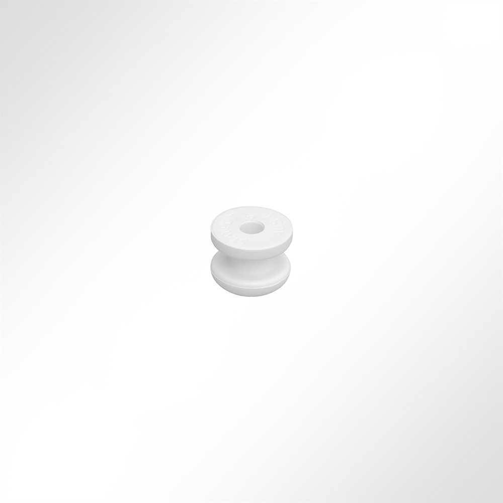 Artikelbild Knopf für Clip weiß