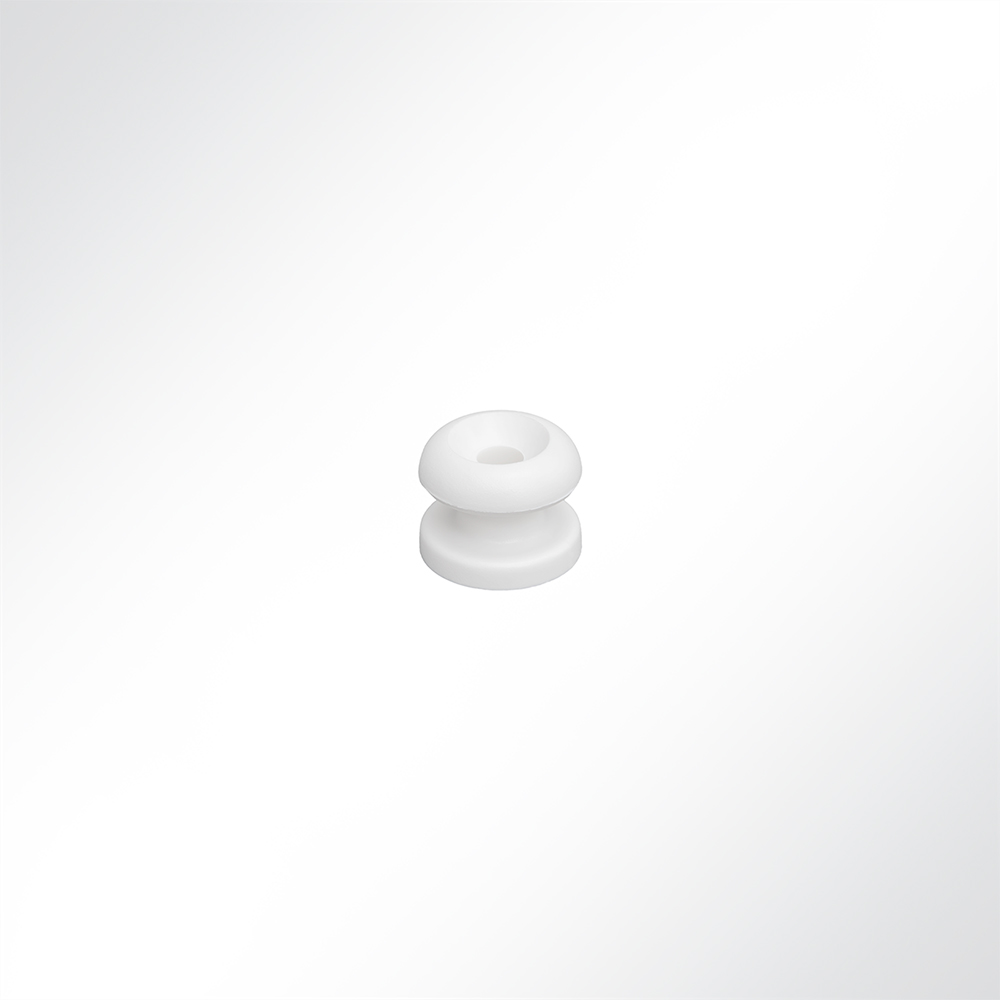 Artikelbild Knopf für Clip weiß