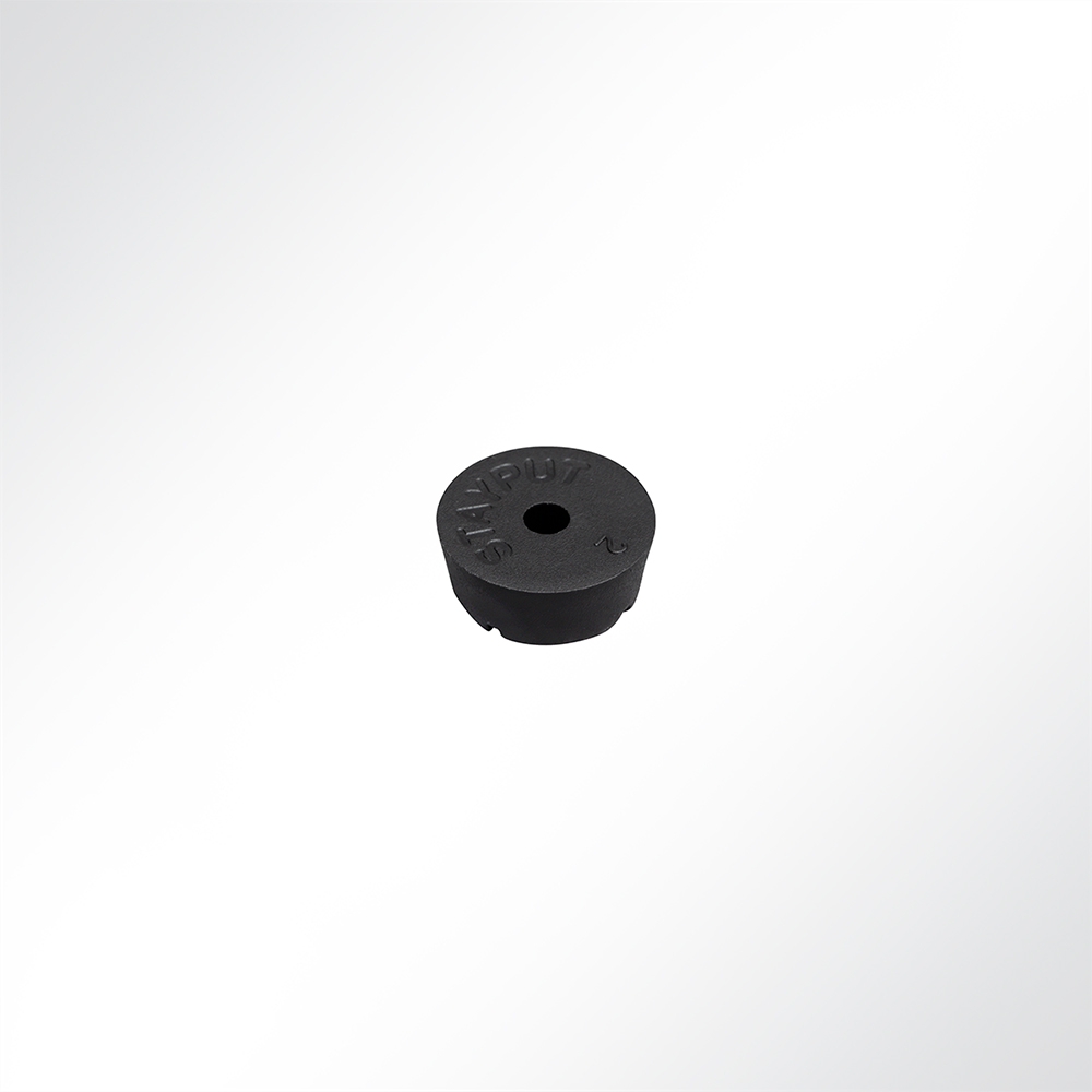 Artikelbild Druckknopf Nylon Kugel schwarz