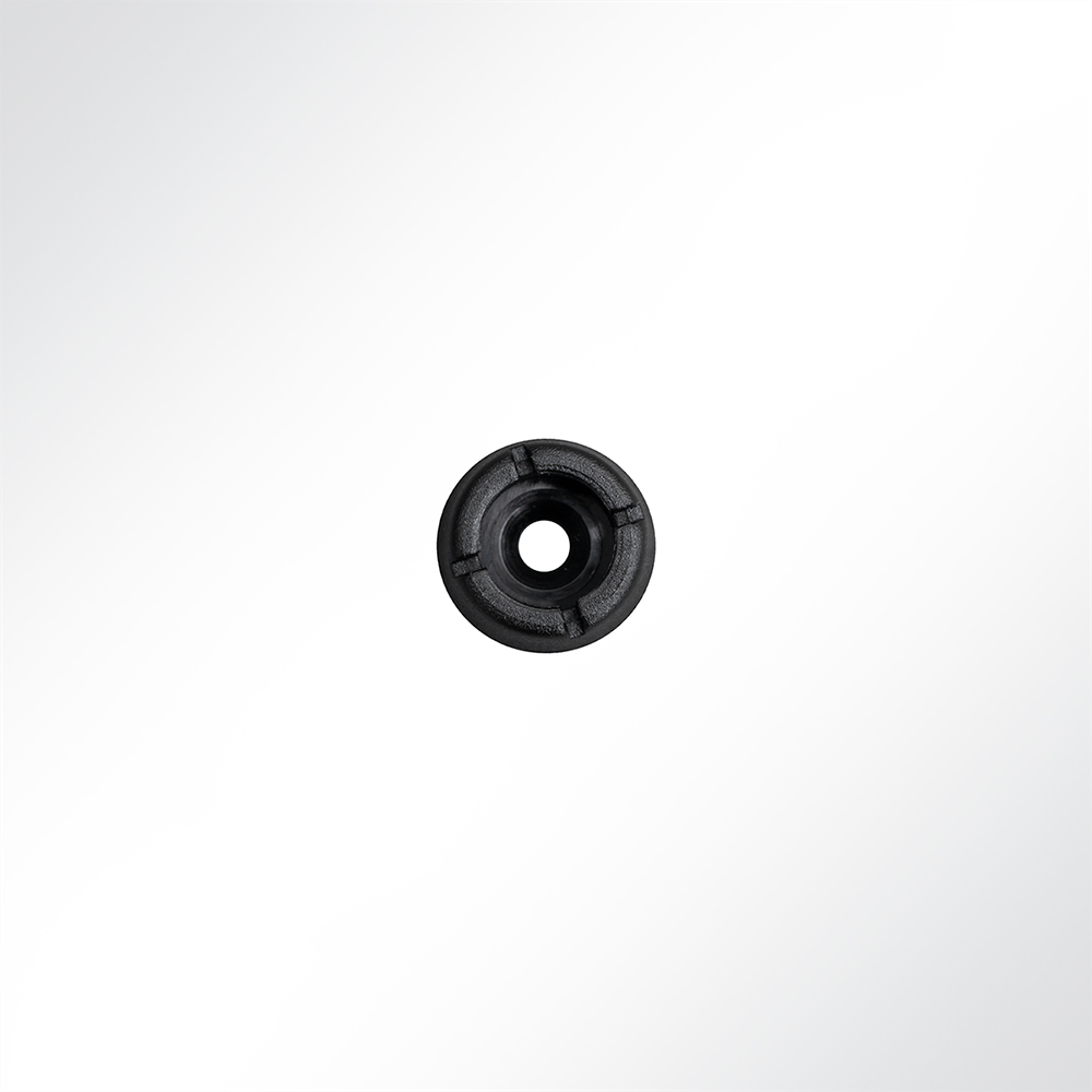 Artikelbild Druckknopf Nylon Kugel schwarz