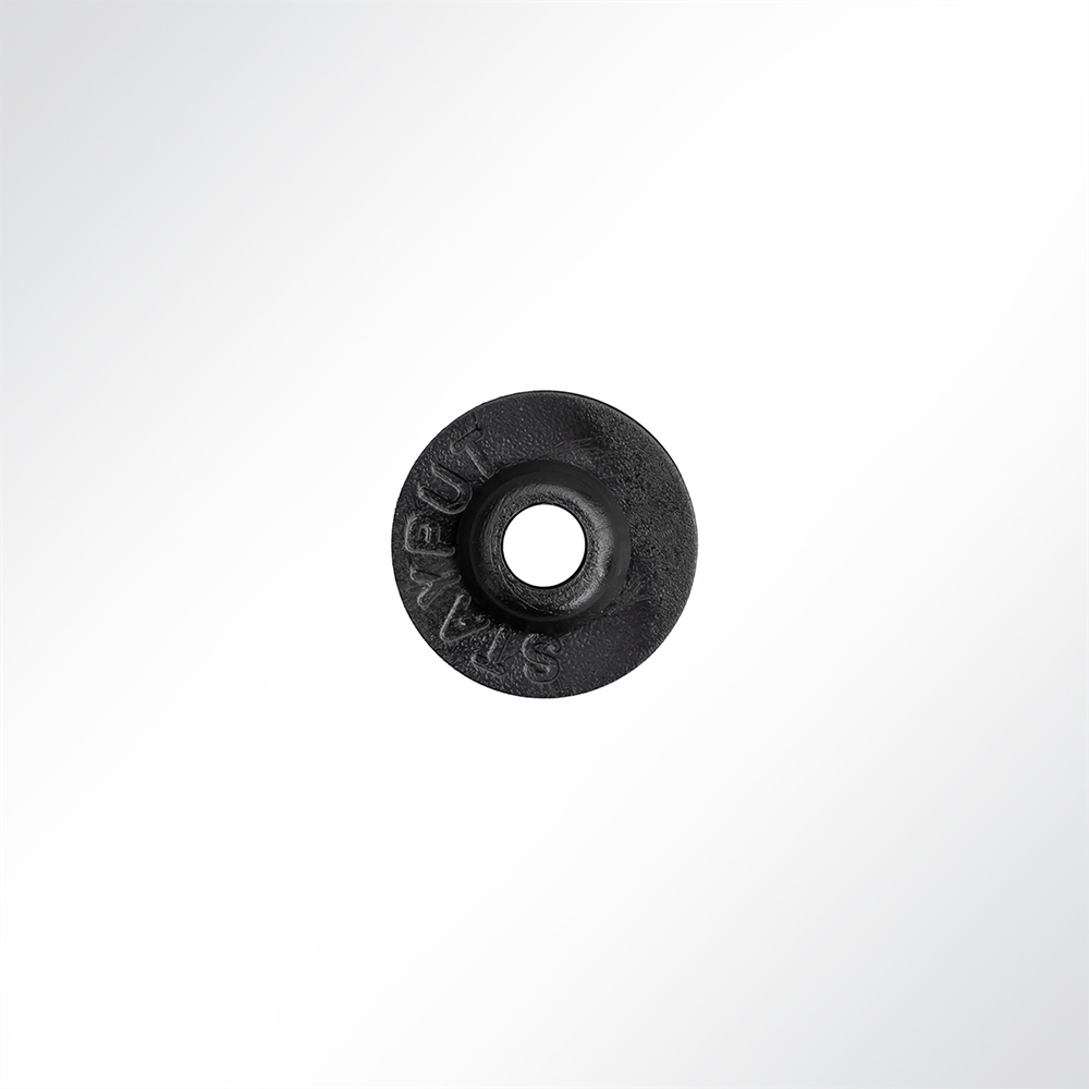 Artikelbild Druckknopf Nylon Niet schwarz