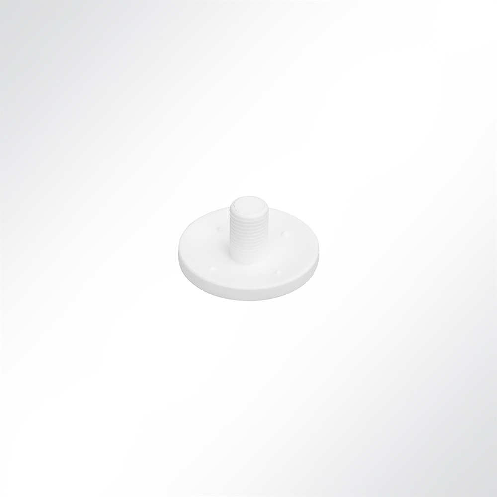 Artikelbild Druckknopf Nylon Kappe weiß