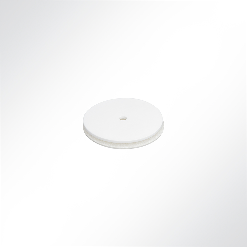 Artikelbild Klettscheiben weiß Flausch und Haken