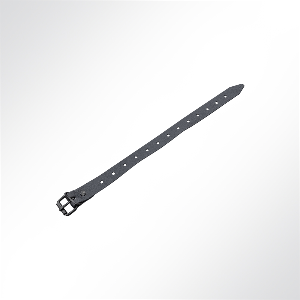 Artikelbild Schnallriemen mit Rollschnalle für Planen schwarz, Länge 350mm