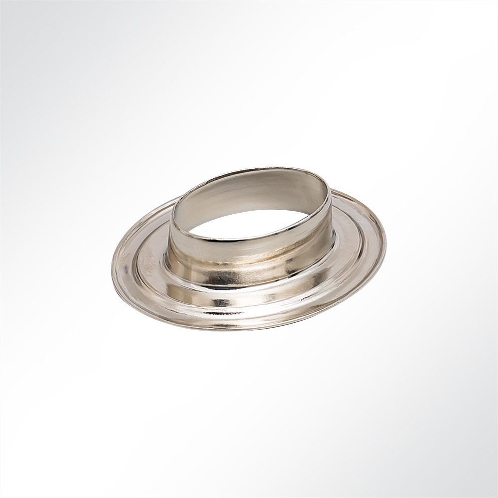 Artikelbild Ovalöse Messing vernickelt 19,5x12mm