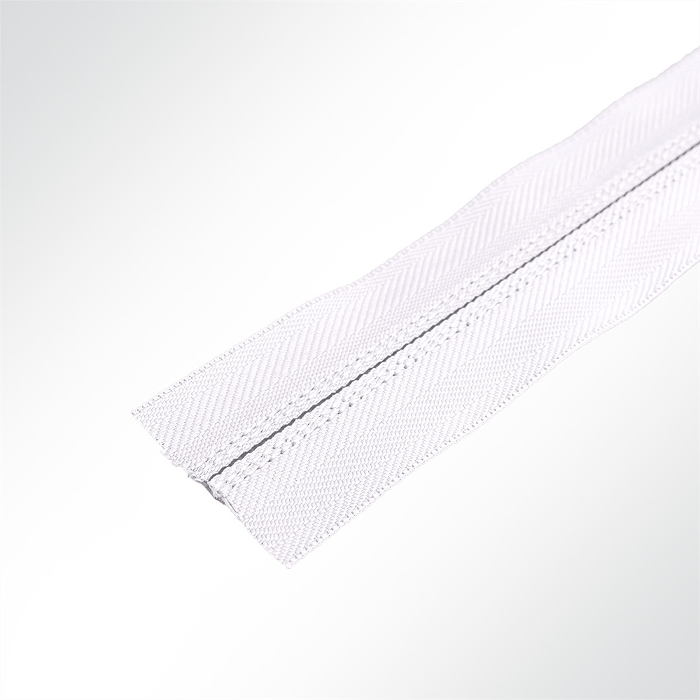 Artikelbild YKK® Spiralreißverschluß, 10mm Spiralbreite, 40mm Gesamtbreite, Weiß