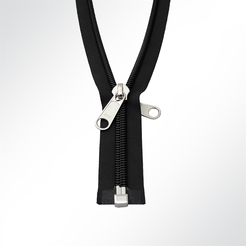 Artikelbild YKK® 10C Reißverschluss Zeltreisser, Spiral, teilbar, schwarz, Länge 78cm