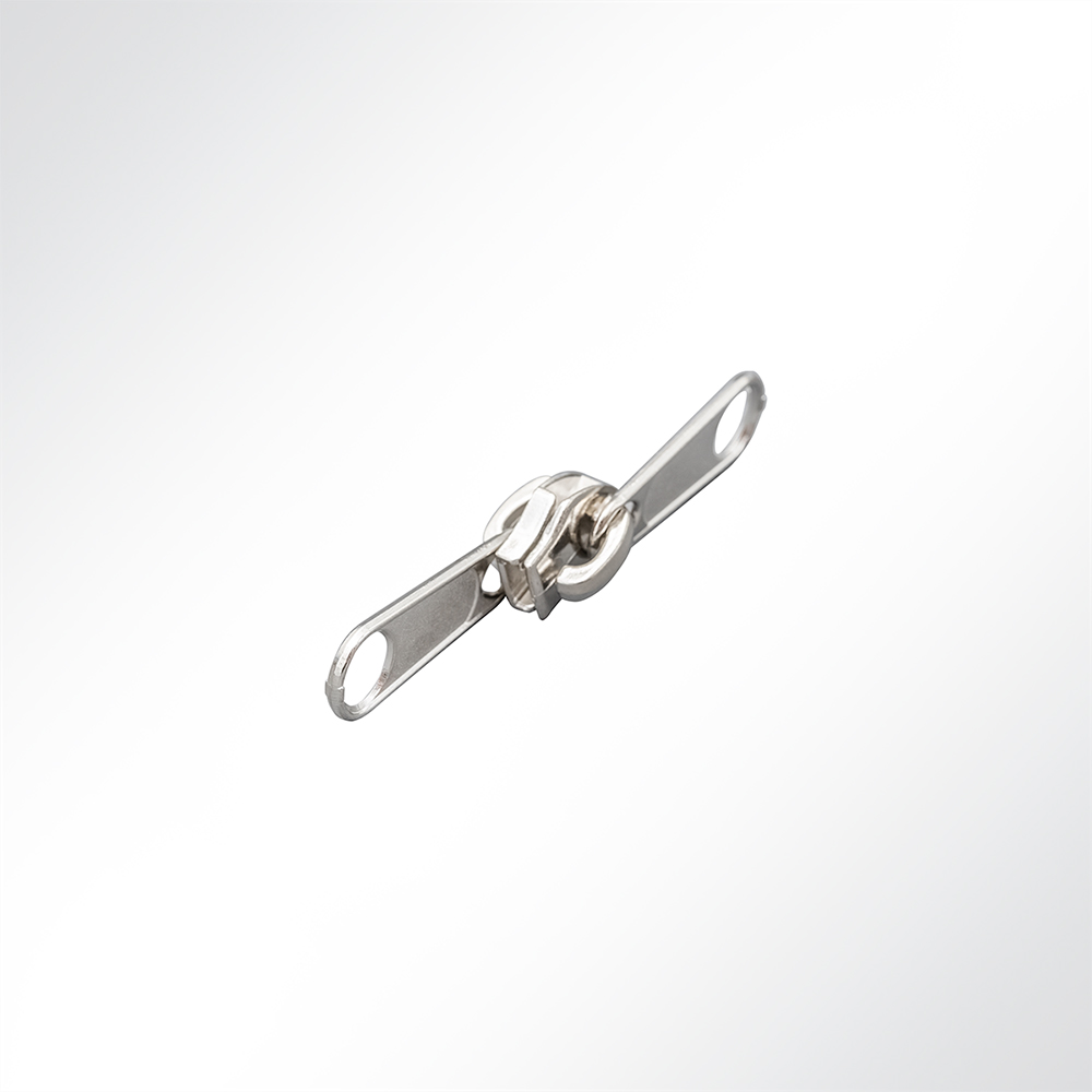 Artikelbild Doppelschieber CT08 vernickelt für Spiralreißverschluss