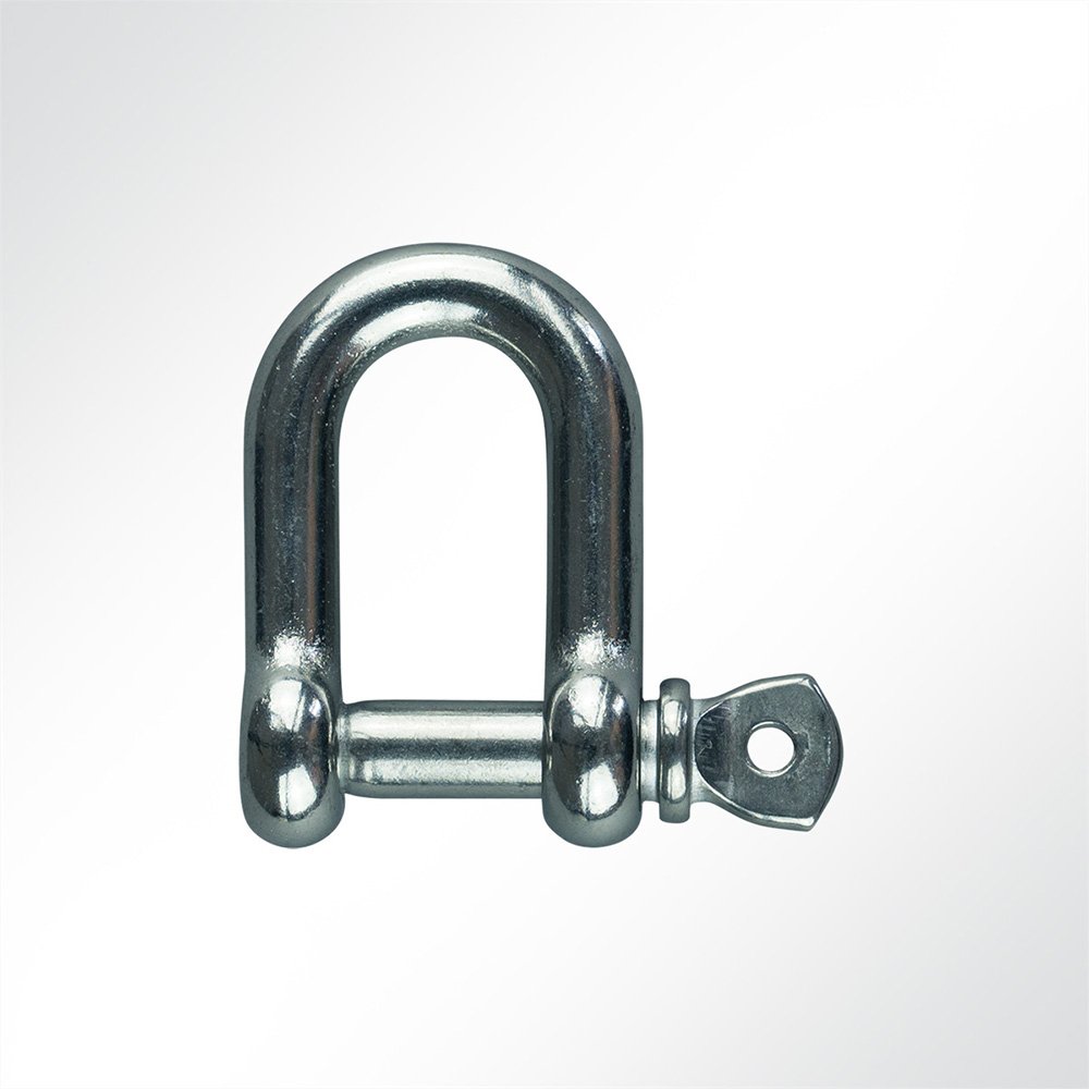 Artikelbild Rundschäkel D Schäkel aus Edelstahl mit Augbolzen M6