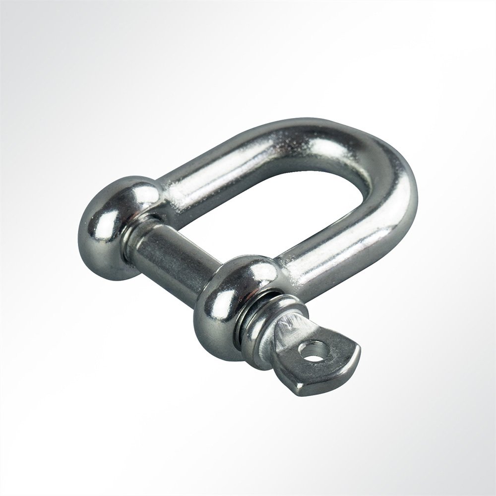 Artikelbild Rundschäkel D Schäkel aus Edelstahl mit Augbolzen M6