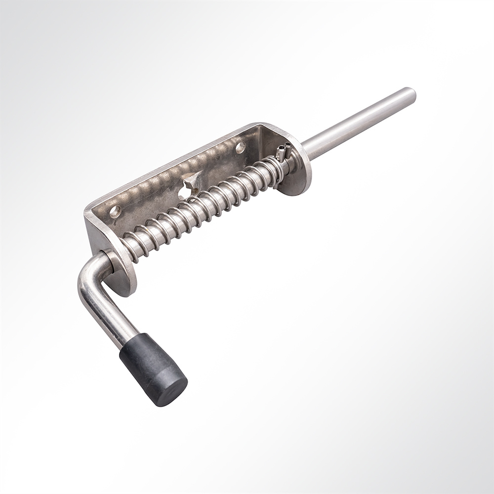 Artikelbild Torriegel Türriegel Federriegel Bolzen Bolzenriegel Feststeller Edelstahl Ø12mm, Länge 250mm