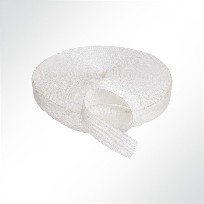 Einfassband Polyester weiß Breite 50mm