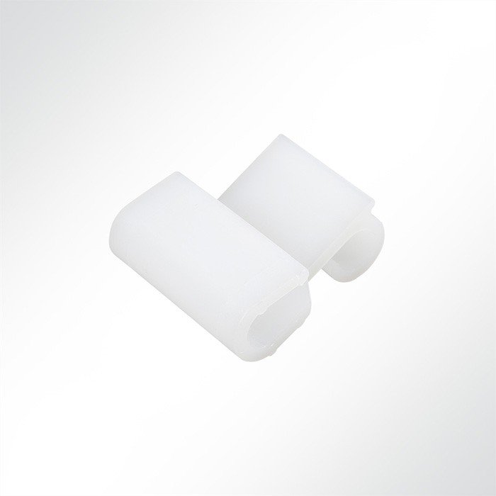 Doppelhaken asymmetrisch für Seil Ø 6-10mm