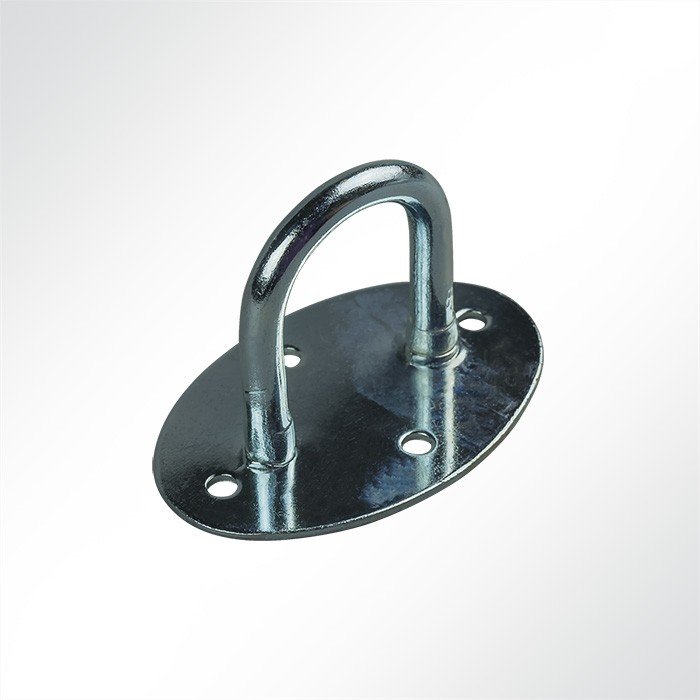 Bügelkrampe mit ovaler Platte