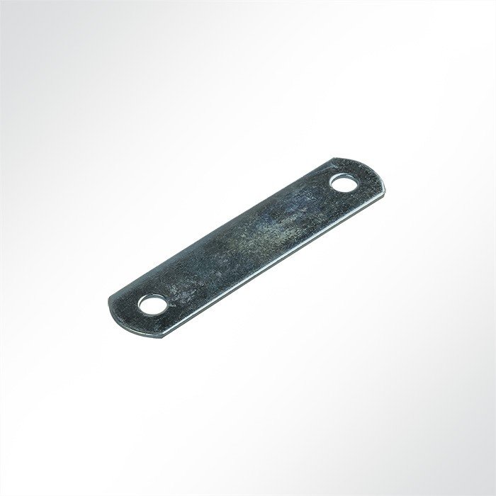 Gegenplatte für Riemen- und Bügelkrampe, verzinkt
