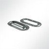 Vorschau Ovalöse 40x10 mm grau